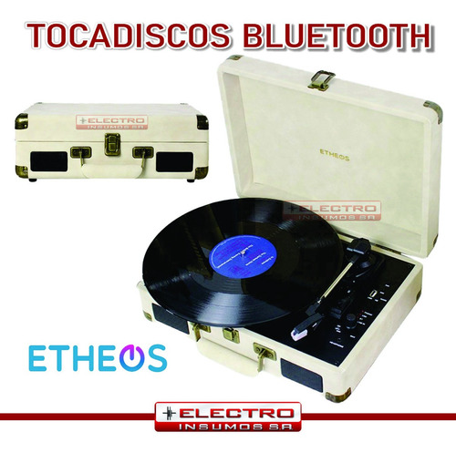 Tocadiscos Tcdsbt6w Etheos Usb Bt Line Parlantes 3 Puas