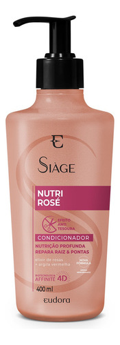 Condicionador Siàge Nutri Rosé Eudora 400ml