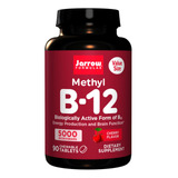 Suplemento En Comprimidos Masticables Jarrow Formulas  Methyl Methyl B-12 Vitamina B12 Sabor Cereza En Pote 90 Un