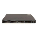 Switch Cisco 2960x 48portas 4sfp, Ws-c2960x-48ts-br