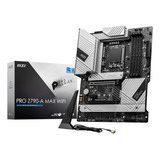 Placa Msi Pro Z790-a Max Wifi Ddr5 Atx Colorida Prateada