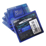 5 Md's Sony Blue 74 Minutos Novos Lacrados :)