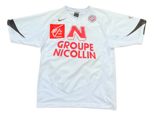 Camiseta De Montpellier De Francia, Año 2004, Nike, Talla S.