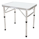 Mesa Portátil Dobrável Vira Maleta Alumínio Mdf 60x45cm