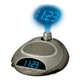 Reloj De Mesa   Digital Homedics Ss-4500  Color Gris  220v