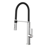 Misturador Monocomando Para Cozinha Doc Chrome Black Docol