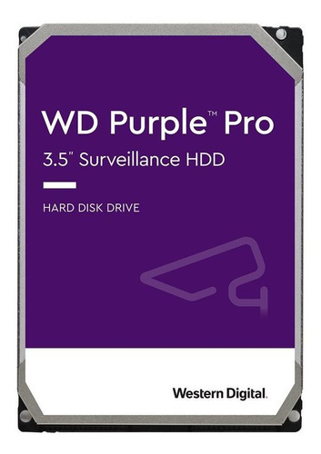 Disco Rigido Western Digital 10tb 3.5  Purple 256mb Wd101pur Color Violeta Oscuro
