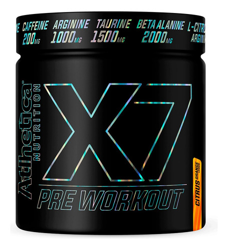 X7 Pre Workout Citrus Orange & Lemon 300g