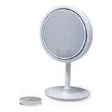 Espelho Com Ventilador + Ampliador C/ Luz De Led