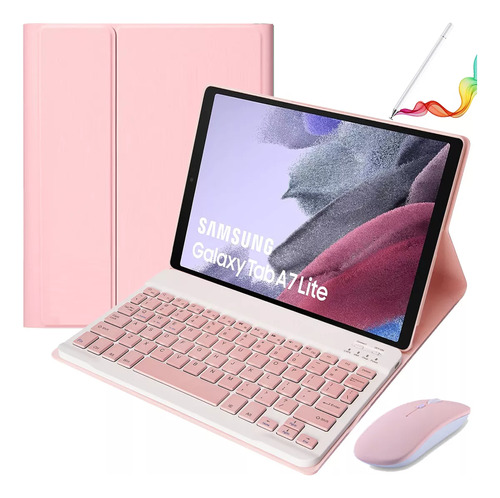 C/keyboard Mouse Pen P/galaxy Tab A7 Lite 8.7 Pulgadas Funda