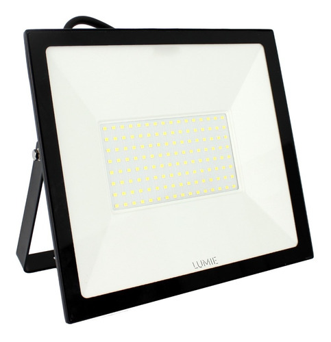 Reflector Led 100w Exterior - Interior Frio Potencia Luz Color De La Carcasa Negro