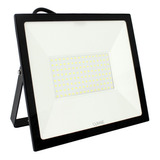 Reflector Led 100w Exterior - Interior Frio Potencia Luz Color De La Carcasa Negro