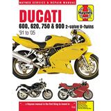 Ducati 600, 620, 750 Y 900 V-twins De 2 Válvulas '91 A '05 (