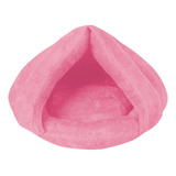 Cama Gato Casita Cueva Cucha Grande Moises Perro Resistente Color Rosa