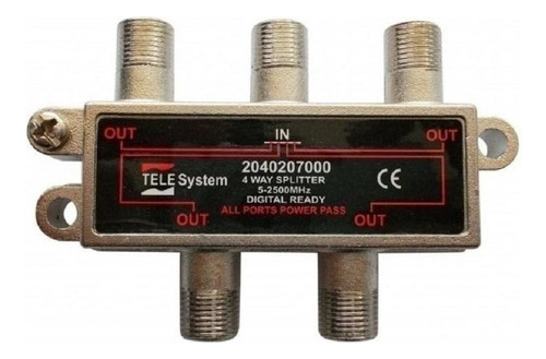 Divisor De Alta 1x4, Satélite, Vhf, Uhf, Digital E Cabo