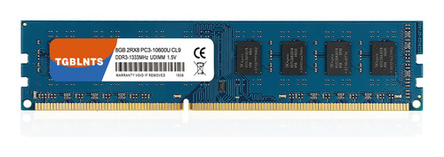 Memoria Ram Gamer 8gb Tgblnts Pc3-10600u Ddr3-1333 Udimm