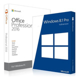 Rede/chave Licença Key Combo Win 8.1 Pro + Office 2016 Pro