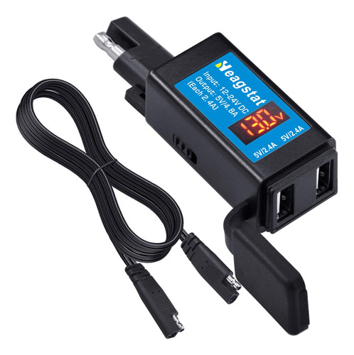 Cargador Usb Para Motocicleta 5v 4.8a - Adaptador De Cargado