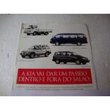 Prospecto/folder Kia Motors Salão Do Automóvel.