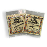 Encordado Tiple Colombiano La Bella Tpc 12 Cuerdas Pack 2 Ud