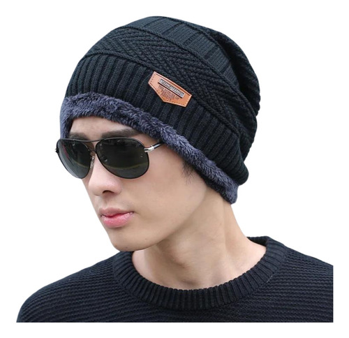 Touca De Frio Gorro Inverno Forrada Pelinho Unissex Adulto