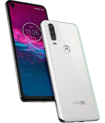 Motorola One Action Dual Sim 128gb Branco 4gb Ram Nfe