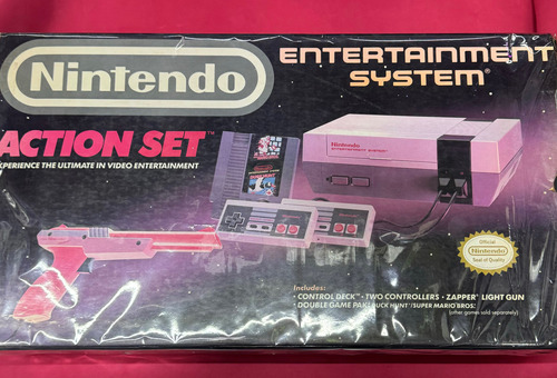 Consola Nintendo Nes Action Set En Caja Original