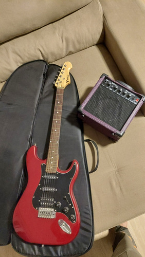 Guitarra Phx + Amplificador Sheldon Gt 1200 E Acessórios 
