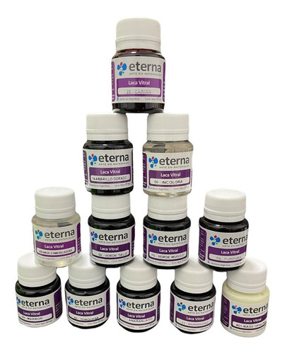 Laca Vitral Eterna 37ml X 10 Unidades