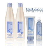 Salerm Pack Completo Crema Alisadora Keratin Shot Sin Formol