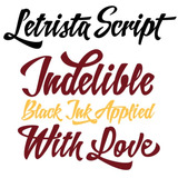 Font Family Letrista Script