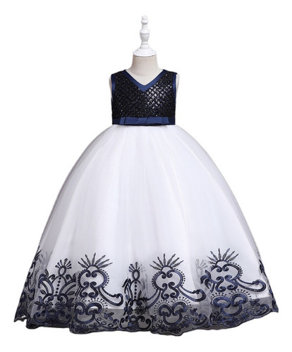 Vestido De Princesa De Malla Para Niñas