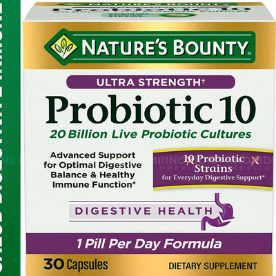 Nature's Bounty Extra Fuerte Probiotic 10 Salud Digestiva | MercadoLibre