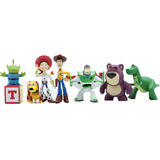 8 Figuras De Toy Story Buzz Lightyear Woody Juguetes Educati