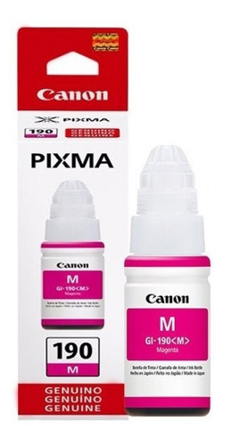 Canon Tinta Gi-190 M Botella De Tinta Magenta Con 70ml