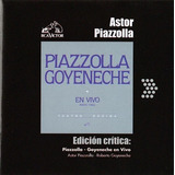 Piazzolla Astor / Goyeneche Ro - En Vivo Cd