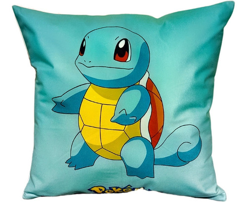 Cojín Almohada Felpa Pokémon Squirtle 45x45 Cm Extra Suave