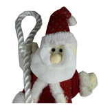 Papai Noel Na Corda Enfeite Natal Boneco Subindo Corda Decor Cor Vermelho