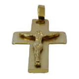 Cruz Crucifijo Con Cristo Oro 18k. Garantía El Trust Joyero