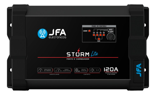 Fonte Automotiva Jfa Storm Lite 120a Carregador Bivolt 