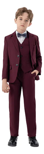 4 Pcs Traje Fiesta Graduación Conjunto Guapo Niños 3-12años | Meses sin interés