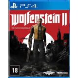 Jogo Wolfenstein 2 New Colossus Ps4 Mídia Física Original