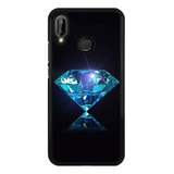 Funda Protector Para Huawei Diamante Tumblr Azul Mujer