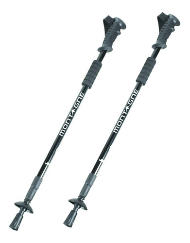 Set De Bastones De Trekking Telescopicos Montagne Pack X2