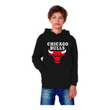 Polerón Chicago Bull Canguro Capucha Para Estampar Dtf Cod 001