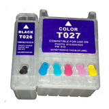 T026 / T027 Cartuchos Rellenables Para Impresoras Epson  810