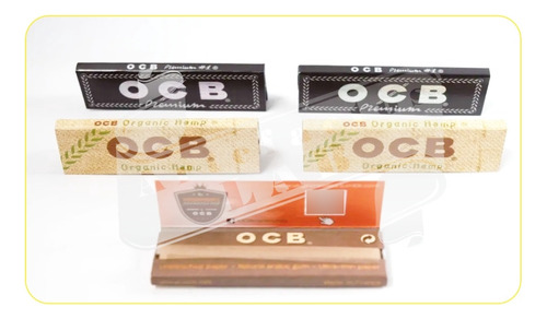 Pack Rolling Paper Papel De Liar Armar Ocb #7 + Filtros Tips