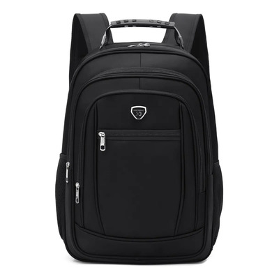 Mochila Masculina Grande Reforçada Trabalho Viagem Escolar Cor Preto | Frete grátis
