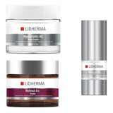 Hyaluronic 4d Crema + Retinol A+ Crema + 4d Eyes Lidherma 