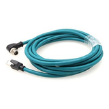 Cable De Red Ethernet Cat Zblzgp Ángulo Recto M12 8 Posicion